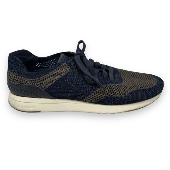 Cole Haan GrandPro Running Sneaker Shoes Men's 11 Navy Peony Knit Lace Up C27763 - Picture 1 of 7